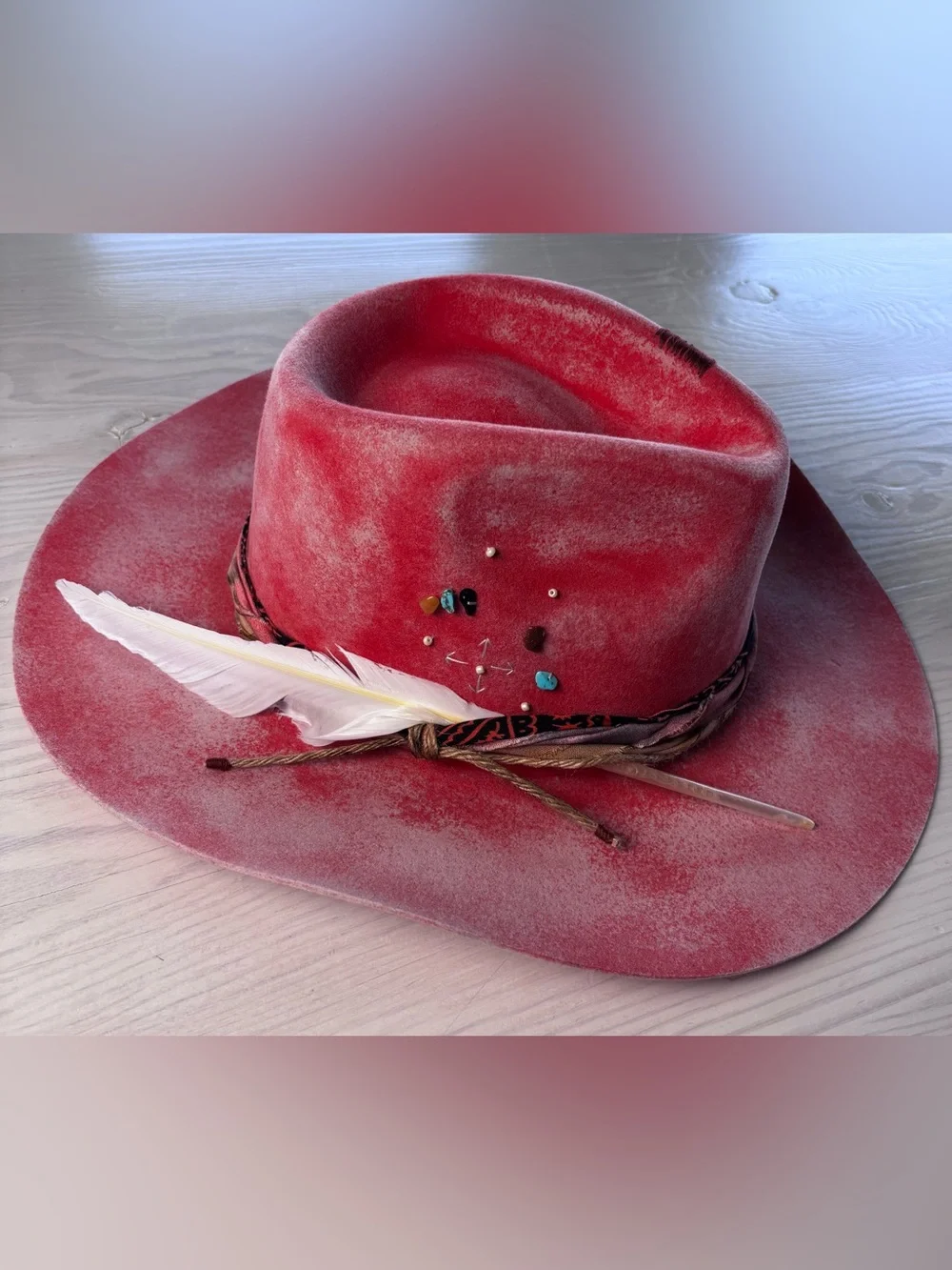 Free People Cami Washed Brimmed Hat Size Medium NWT